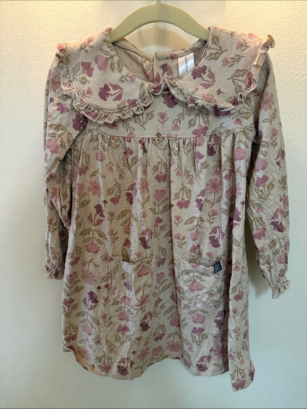 Gerber Modern Moments Toddler Floral Top - Pink & Cream